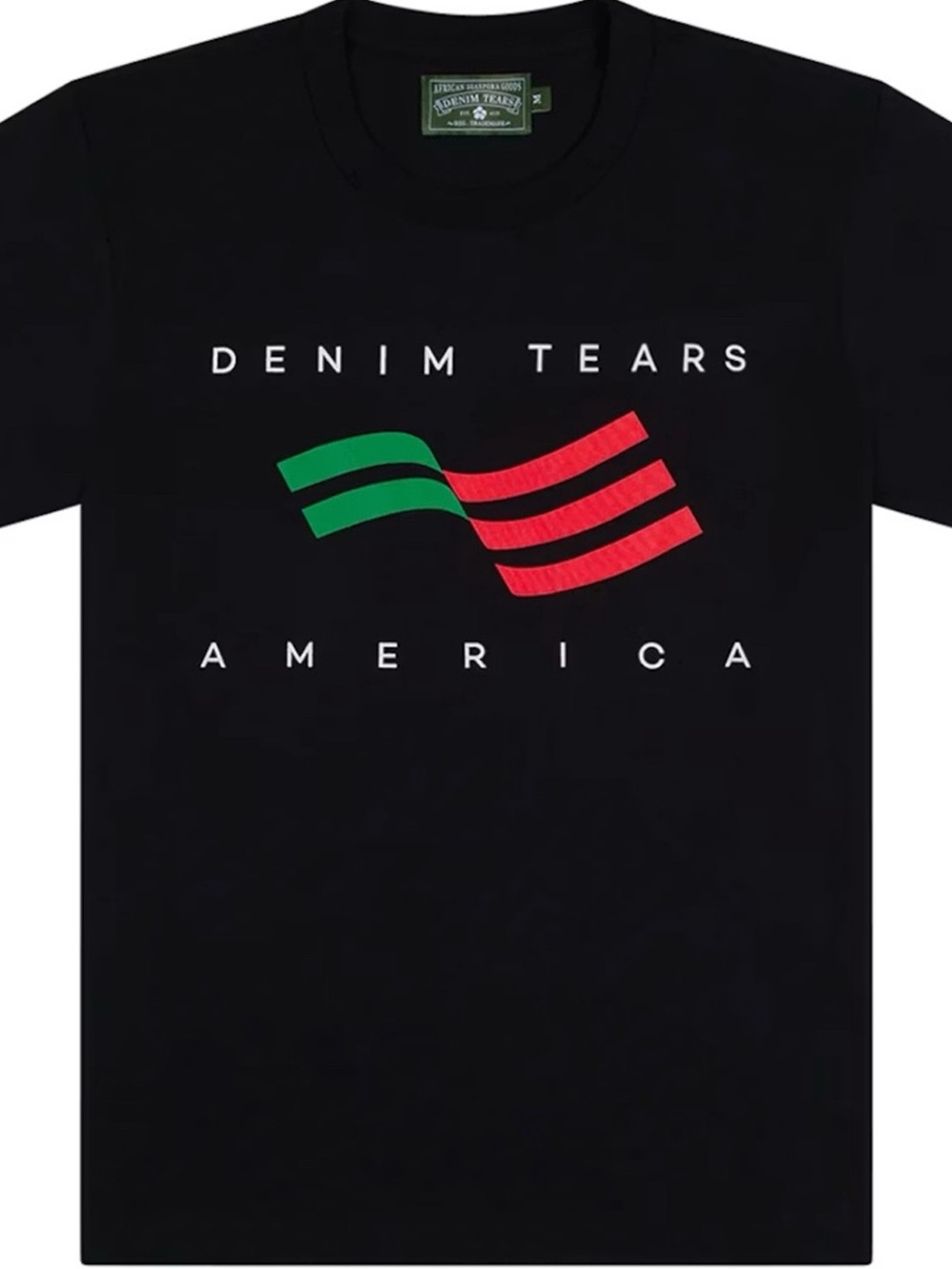 Denim Tears America Graphic Tee - Black
